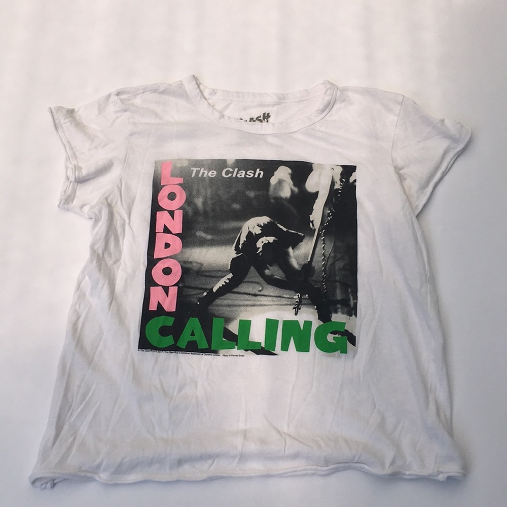 The Clash cropped tee